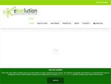Tablet Screenshot of ebotlution.com